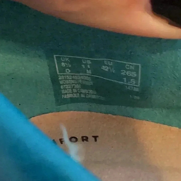 Clarks Collection Leather Espadrilles Danelly Adira Flats Turquoise - Picture 8 of 8